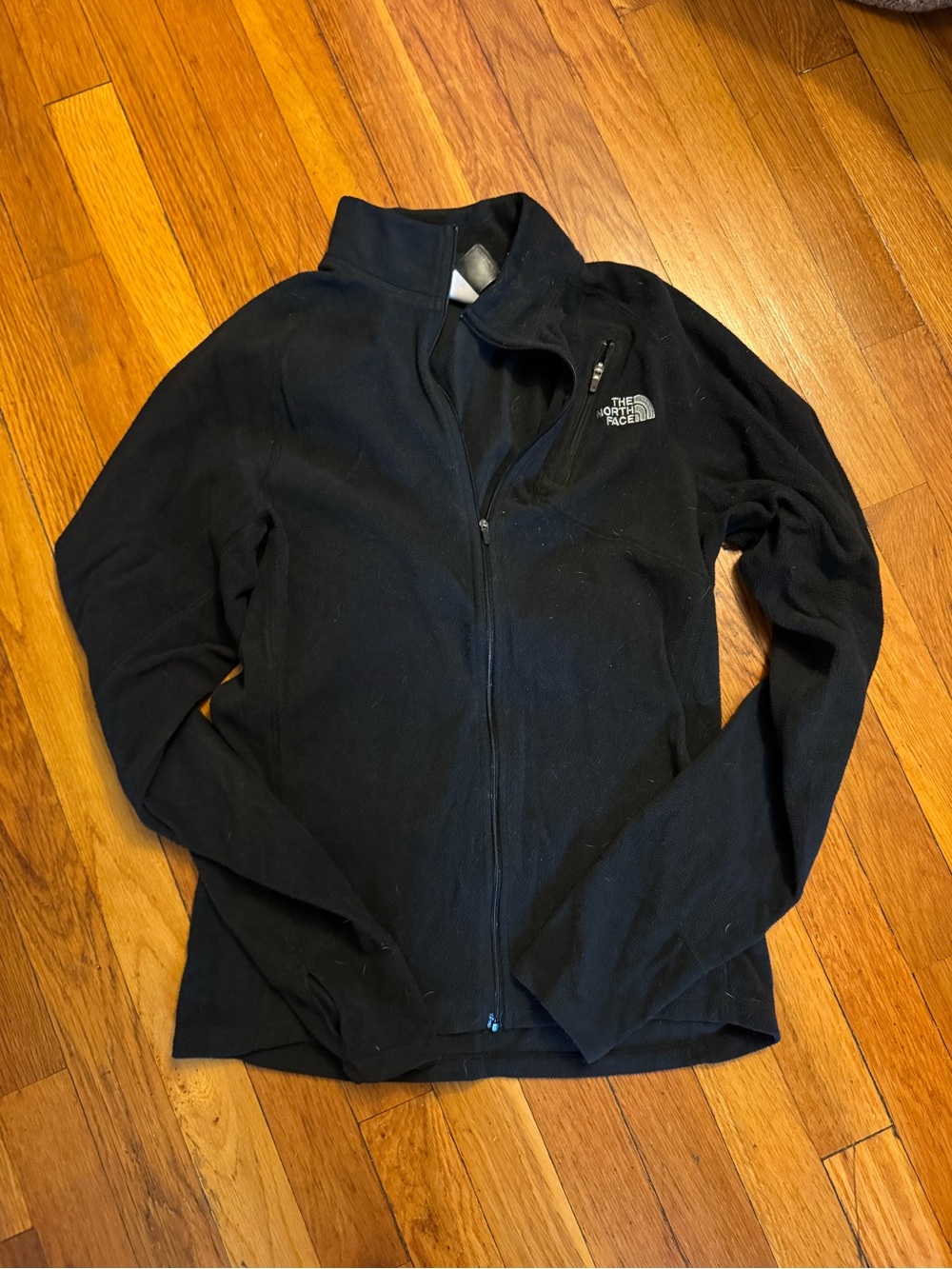 The North Face Black Full-Zip Fleece Jacket